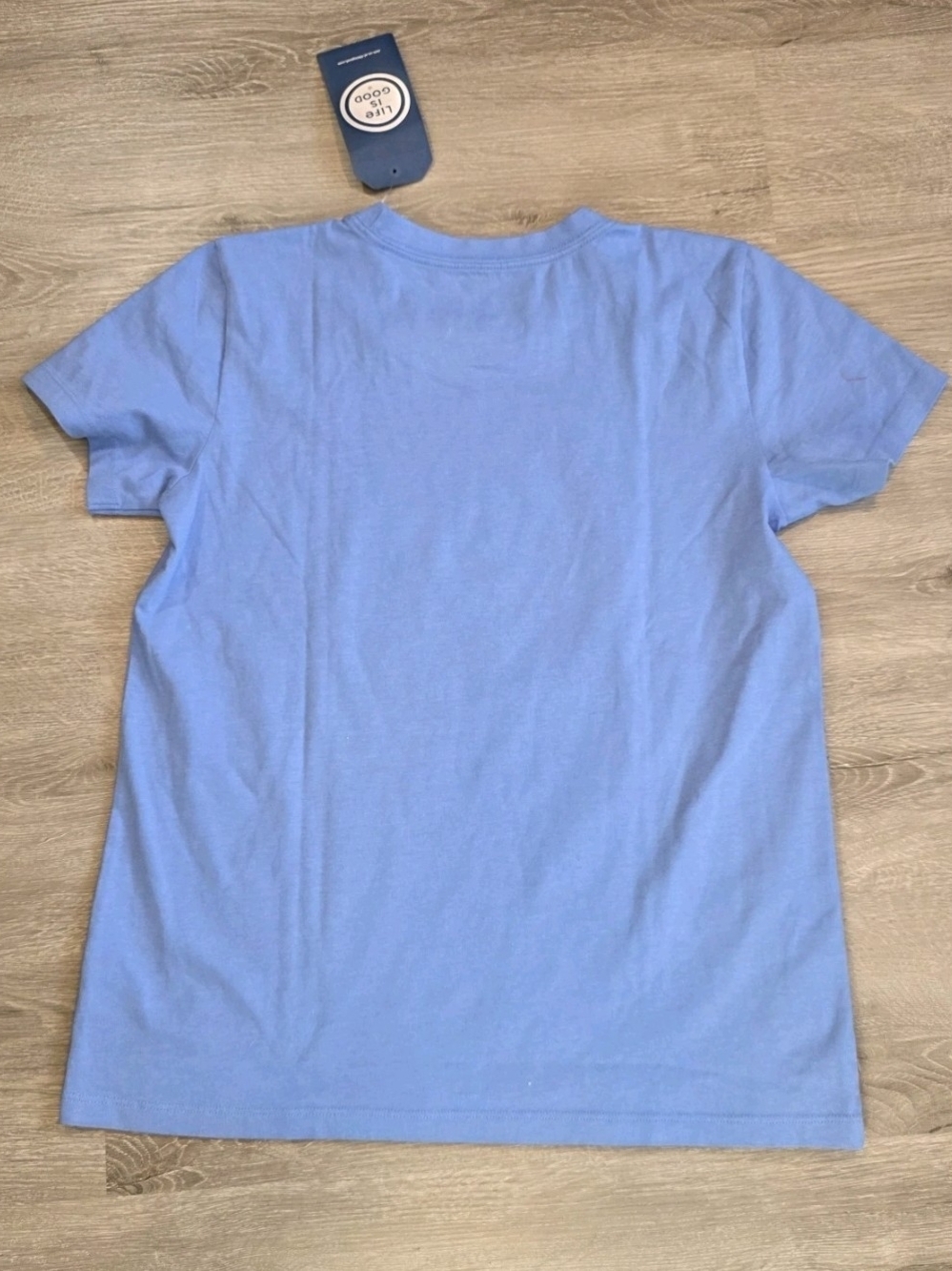 Life Is Good Womens Shirt NEW with Tags Size Medium Crusher Tee Wave Heart - Picture 4 of 4